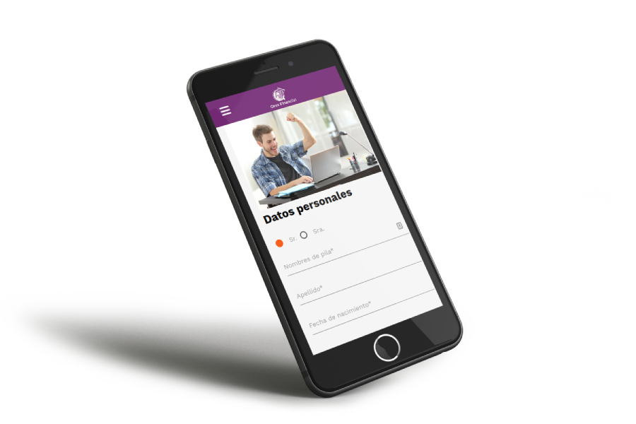 Register on mobile